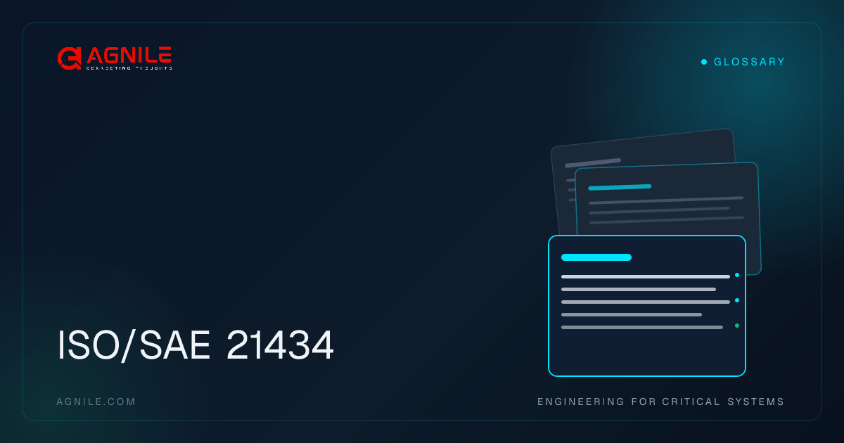 ISO/SAE 21434 — Meaning & Definition | Agnile Glossary | Agnile ...