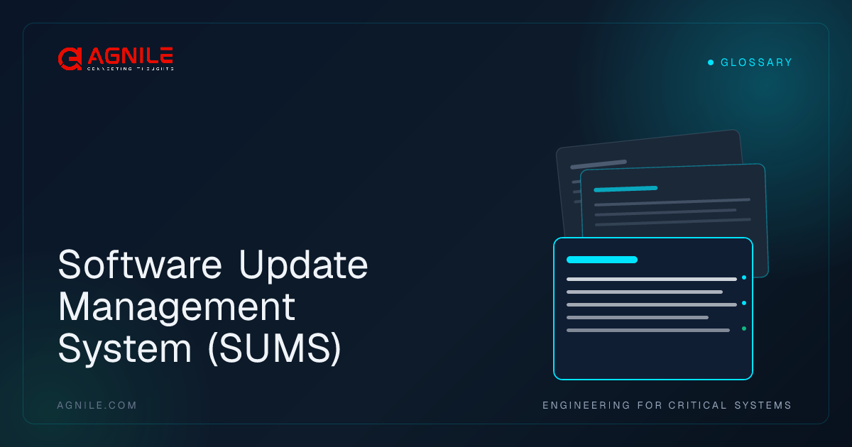 Software Update Management System (SUMS) — Meaning & Definition ...